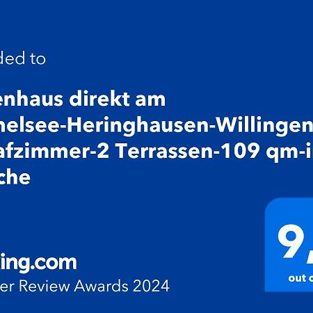 Ferienhaus Direkt Am Diemelsee-Heringhausen-Willingen-Toplage-Sauna-3 Schlafzimmer-2 Terrassen-109 Qm-Incl Waesche Buitenkant foto