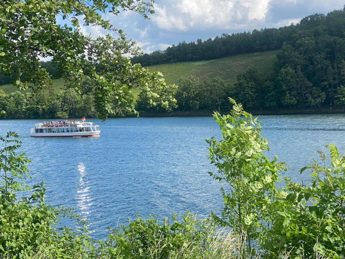 Ferienhaus Direkt Am Diemelsee-Heringhausen-Willingen-Toplage-Sauna-3 Schlafzimmer-2 Terrassen-109 Qm-Incl Waesche Buitenkant foto